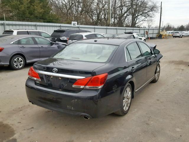 4T1BK3DB0BU432627 - 2011 TOYOTA AVALON BAS Қара фото 4