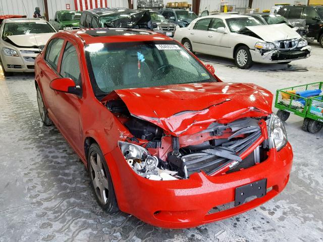 1G1AT58H197250461 - 2009 CHEVROLET COBALT LT RED photo 1