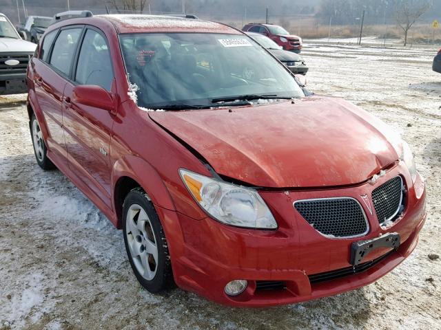 5Y2SL67877Z415739 - 2007 PONTIAC VIBE RED photo 1