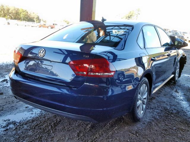 1VWAT7A30FC044873 - 2015 VOLKSWAGEN PASSAT S BLUE photo 4