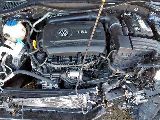 1VWAT7A30FC044873 - 2015 VOLKSWAGEN PASSAT S BLUE photo 7