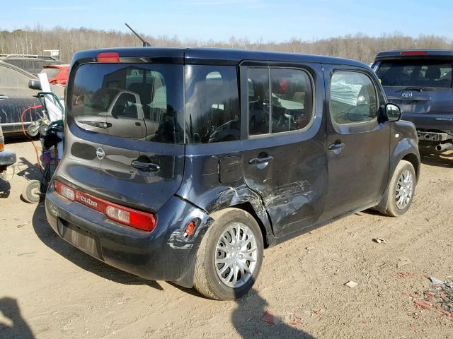 JN8AZ2KRXAT160618 - 2010 NISSAN CUBE BASE BLACK photo 4