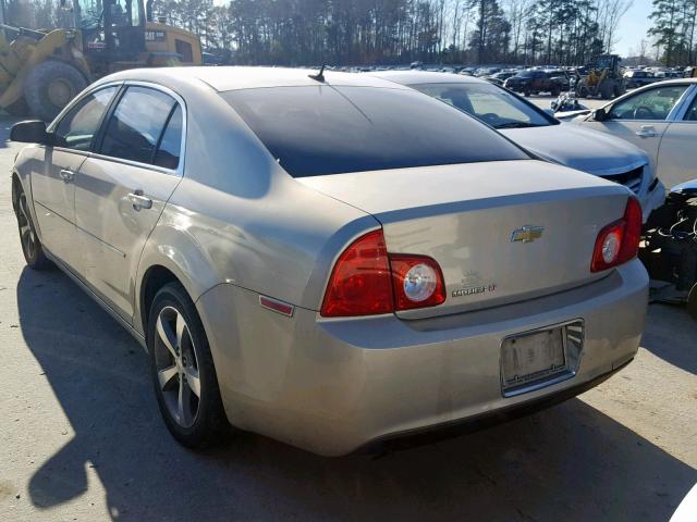 1G1ZC5E17BF207538 - 2011 CHEVROLET MALIBU 1LT GOLD photo 3