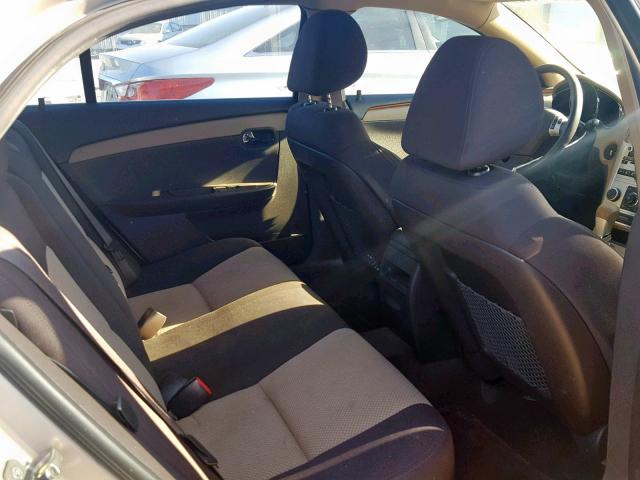 1G1ZC5E17BF207538 - 2011 CHEVROLET MALIBU 1LT GOLD photo 6