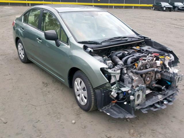 JF1GJAA69EH022601 - 2014 SUBARU IMPREZA BA GREEN photo 1