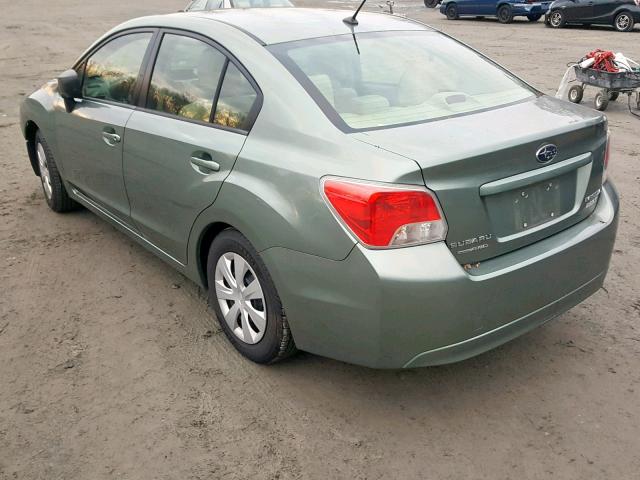 JF1GJAA69EH022601 - 2014 SUBARU IMPREZA BA GREEN photo 3