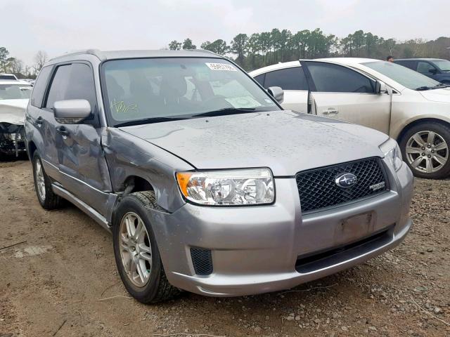 JF1SG66688H726582 - 2008 SUBARU FORESTER S SILVER photo 1