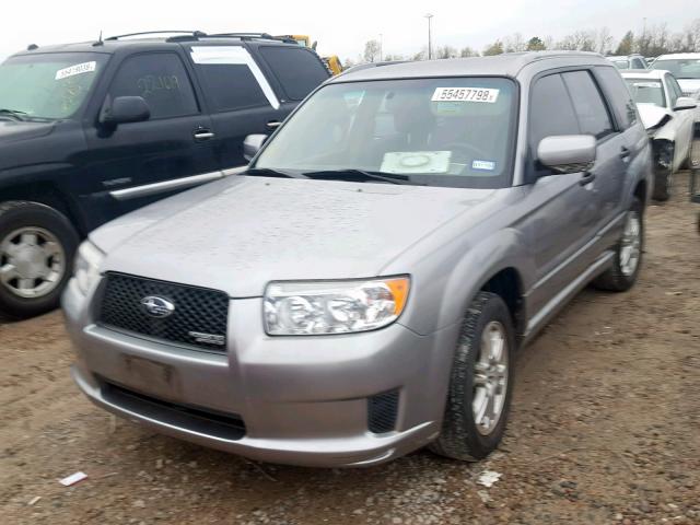 JF1SG66688H726582 - 2008 SUBARU FORESTER S SILVER photo 2