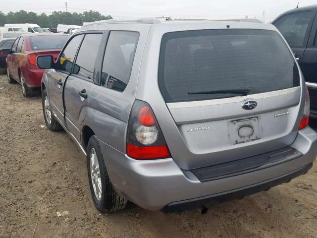 JF1SG66688H726582 - 2008 SUBARU FORESTER S SILVER photo 3