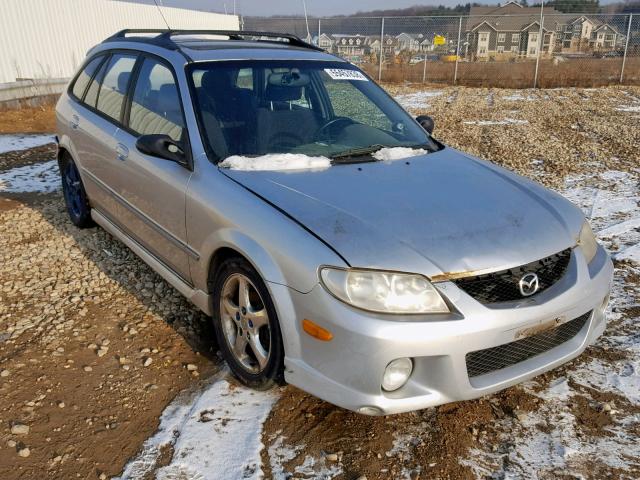 JM1BJ245521543929 - 2002 MAZDA PROTEGE PR SILVER photo 1