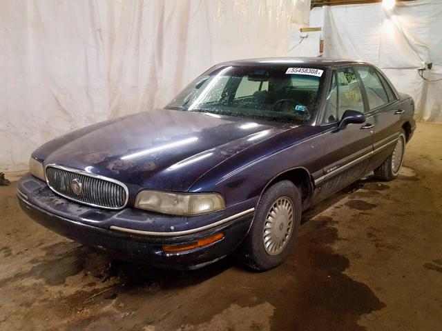 1G4HP52K4WH428993 - 1998 BUICK LESABRE CU BLUE photo 2