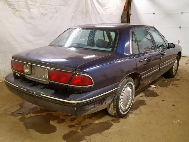 1G4HP52K4WH428993 - 1998 BUICK LESABRE CU BLUE photo 4