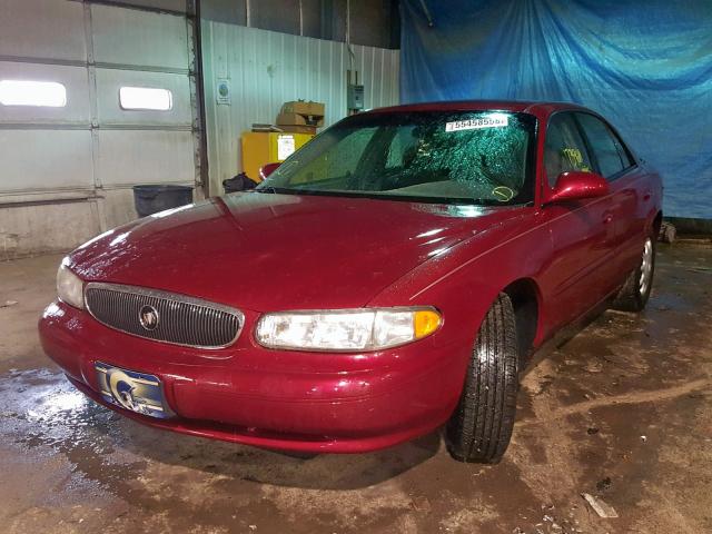 2G4WS52J851136570 - 2005 BUICK CENTURY CU MAROON photo 2