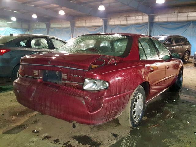 2G4WS52J851136570 - 2005 BUICK CENTURY CU MAROON photo 4