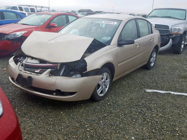 1G8AJ58F17Z127329 - 2007 SATURN ION LEVEL TAN photo 2