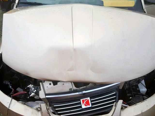 1G8AJ58F17Z127329 - 2007 SATURN ION LEVEL TAN photo 7