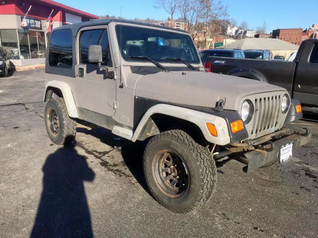 1J4FA29P82P703143 - 2002 JEEP WRANGLER / BROWN photo 1