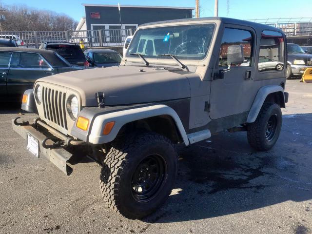 1J4FA29P82P703143 - 2002 JEEP WRANGLER / BROWN photo 3