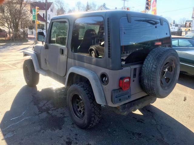 1J4FA29P82P703143 - 2002 JEEP WRANGLER / BROWN photo 4