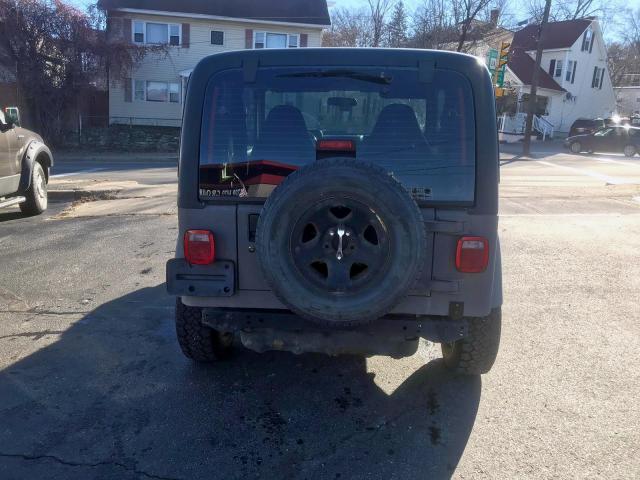 1J4FA29P82P703143 - 2002 JEEP WRANGLER / BROWN photo 5