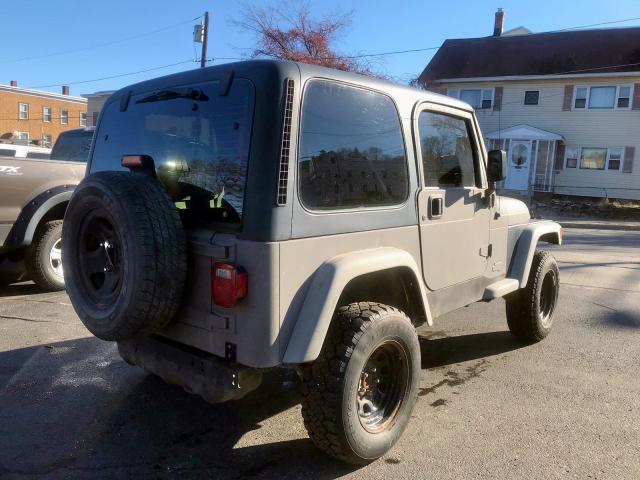 1J4FA29P82P703143 - 2002 JEEP WRANGLER / BROWN photo 6