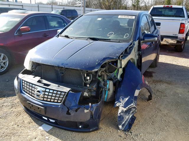 3N1AB61E19L672101 - 2009 NISSAN SENTRA 2.0 BLUE photo 2