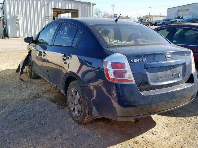 3N1AB61E19L672101 - 2009 NISSAN SENTRA 2.0 BLUE photo 3