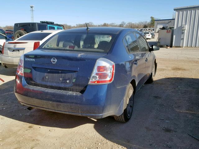 3N1AB61E19L672101 - 2009 NISSAN SENTRA 2.0 BLUE photo 4