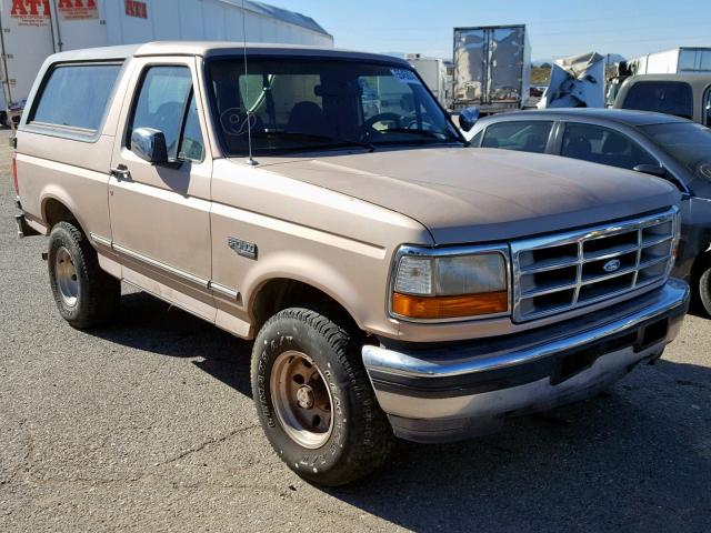 1FMEU15H8TLB95763 - 1996 FORD BRONCO U10 GOLD photo 1