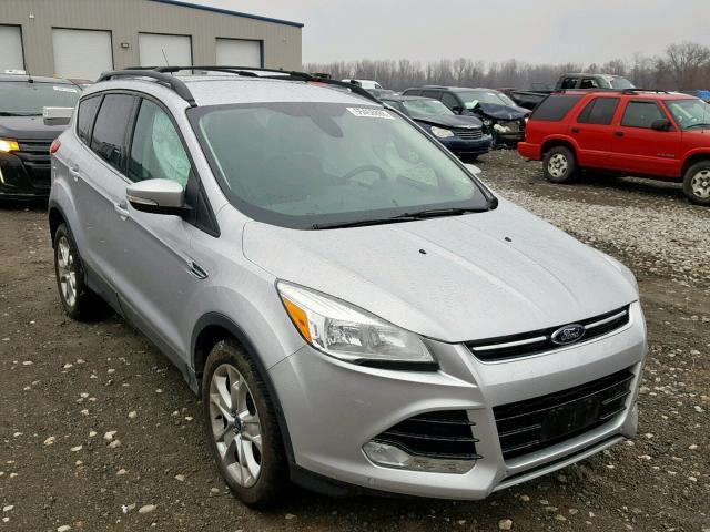 1FMCU0HXXDUC53663 - 2013 FORD ESCAPE SEL SILVER photo 1