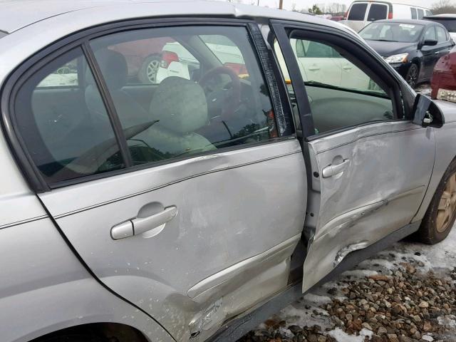 1G1ZT54834F106353 - 2004 CHEVROLET MALIBU LS ვერცხლისფერი ფოტო 9