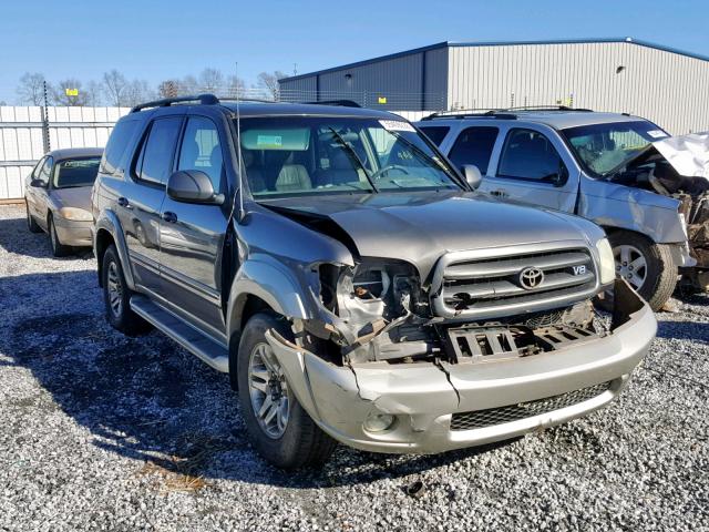 5TDZT34A34S236292 - 2004 TOYOTA SEQUOIA SR GRAY photo 1