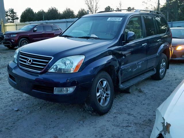 JTJBT20X690177932 - 2009 LEXUS GX 470 BLUE photo 2