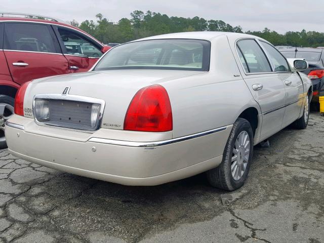 1LNHM81W65Y672206 - 2005 LINCOLN TOWN CAR S CREAM photo 4