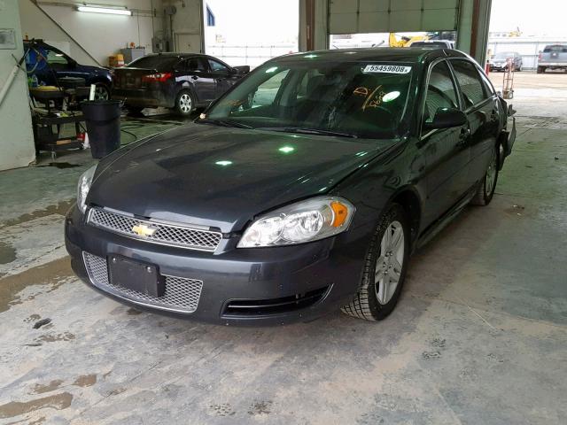 2G1WB5E35E1175689 - 2014 CHEVROLET IMPALA LIM GRAY photo 2