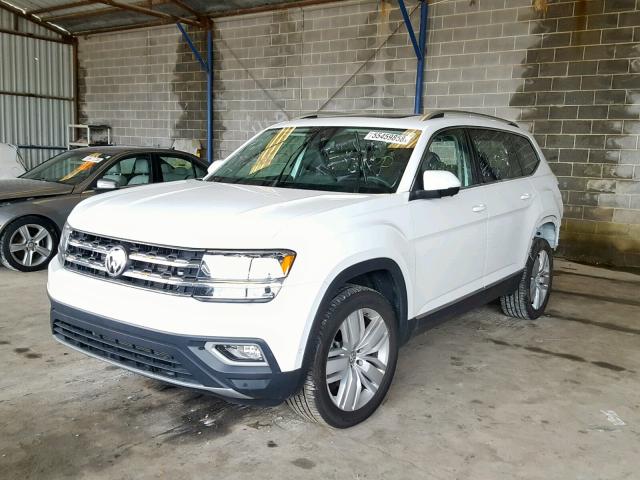 1V2NR2CA9JC521910 - 2018 VOLKSWAGEN ATLAS SEL WHITE photo 2