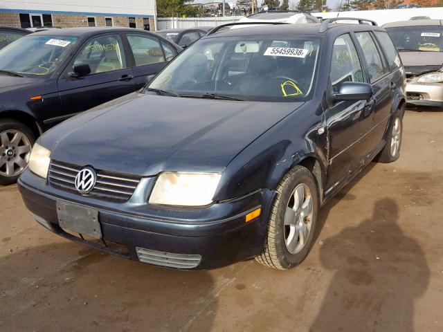 WVWSR61J94W160339 - 2004 VOLKSWAGEN JETTA GLS BLUE photo 2