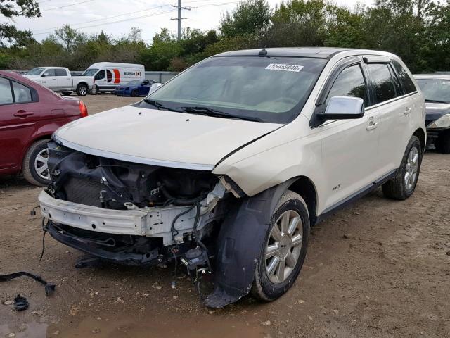 2LMDU68C67BJ19039 - 2007 LINCOLN MKX WHITE photo 2