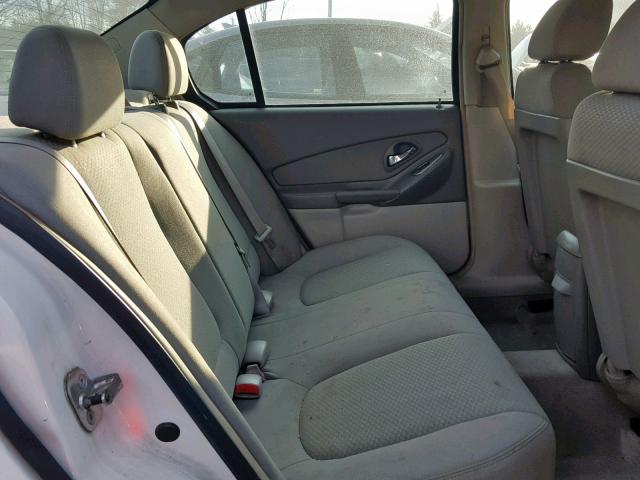 1G1ZS58F17F309340 - 2007 CHEVROLET MALIBU LS 白色 照片 6