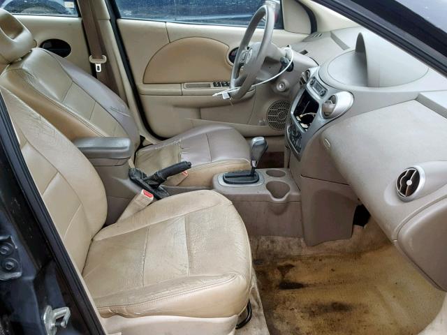 1G8AJ54FX5Z157710 - 2005 SATURN ION LEVEL BLACK photo 5