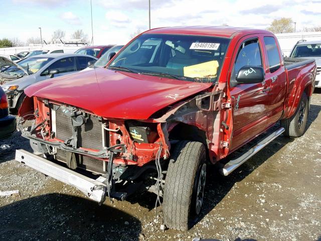 5TETX4GN0AZ720353 - 2010 TOYOTA TACOMA PRE RED photo 2