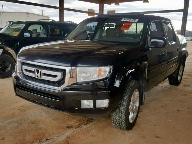 5FPYK1F54BB453118 - 2011 HONDA RIDGELINE BLACK photo 2