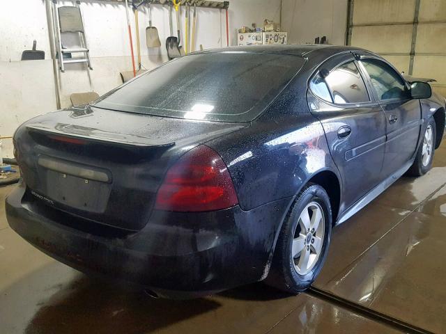 2G2WP552561282280 - 2006 PONTIAC GRAND PRIX შავი ფოტო 4