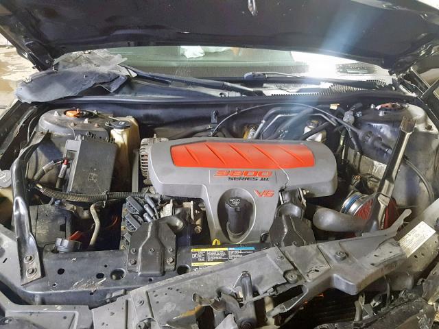 2G2WP552561282280 - 2006 PONTIAC GRAND PRIX შავი ფოტო 7