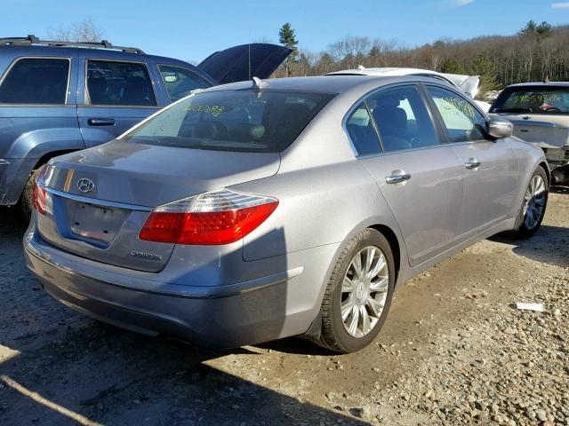 KMHGC4DE5BU131130 - 2011 HYUNDAI GENESIS 3. SILVER photo 4