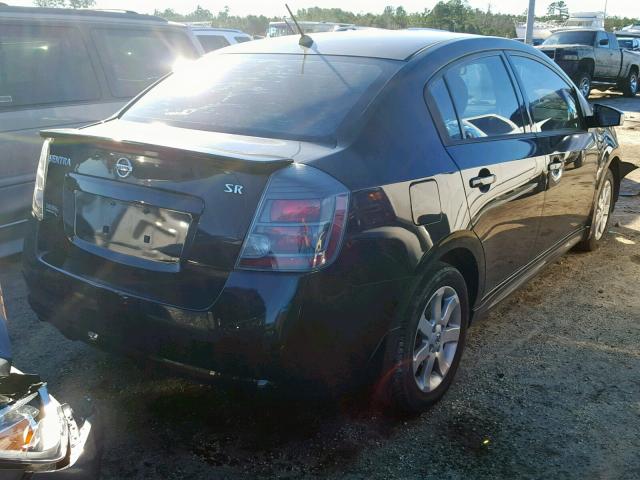 3N1AB6AP0BL633037 - 2011 NISSAN SENTRA 2.0 BLACK photo 4