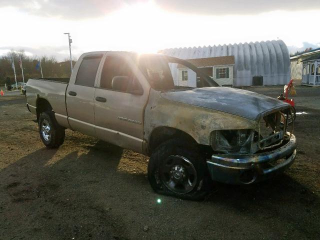 1D7KU28DX4J269855 - 2004 DODGE RAM 2500 S ოქროსფერი ფოტო 1