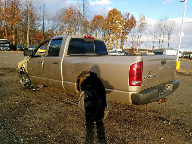 1D7KU28DX4J269855 - 2004 DODGE RAM 2500 S ოქროსფერი ფოტო 3