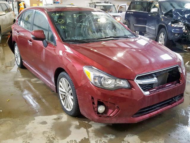 JF1GPAH66CH204354 - 2012 SUBARU IMPREZA LI RED photo 1