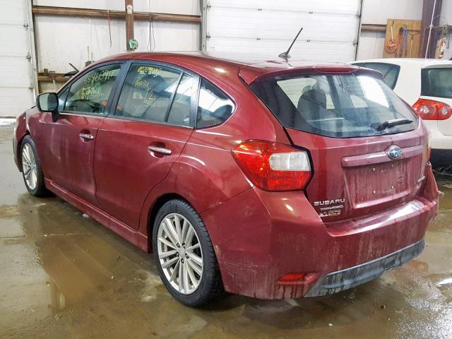 JF1GPAH66CH204354 - 2012 SUBARU IMPREZA LI RED photo 3